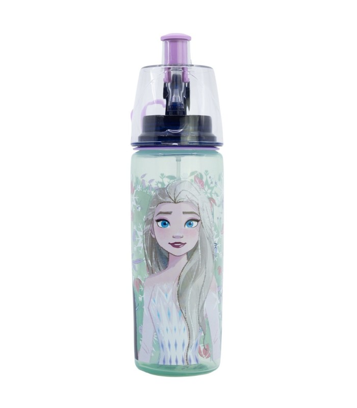 Garrafa Spray 575 ml Frozen - Contém Água e Pulverizador