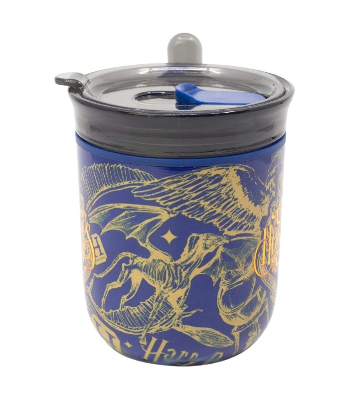 Caneca Harmony Dupla Parede com Tampa 470 ml Harry Potter