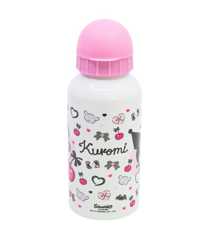Garrafa de Alumínio Kuromi 400 ml para Crianças