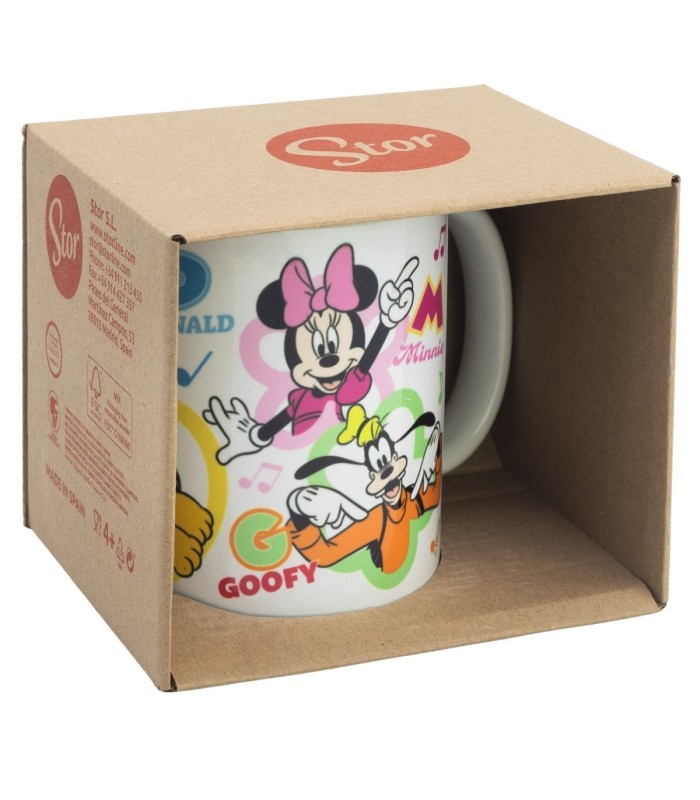 Caneca Cerâmica 325 ml Mickey e Amigos Musical