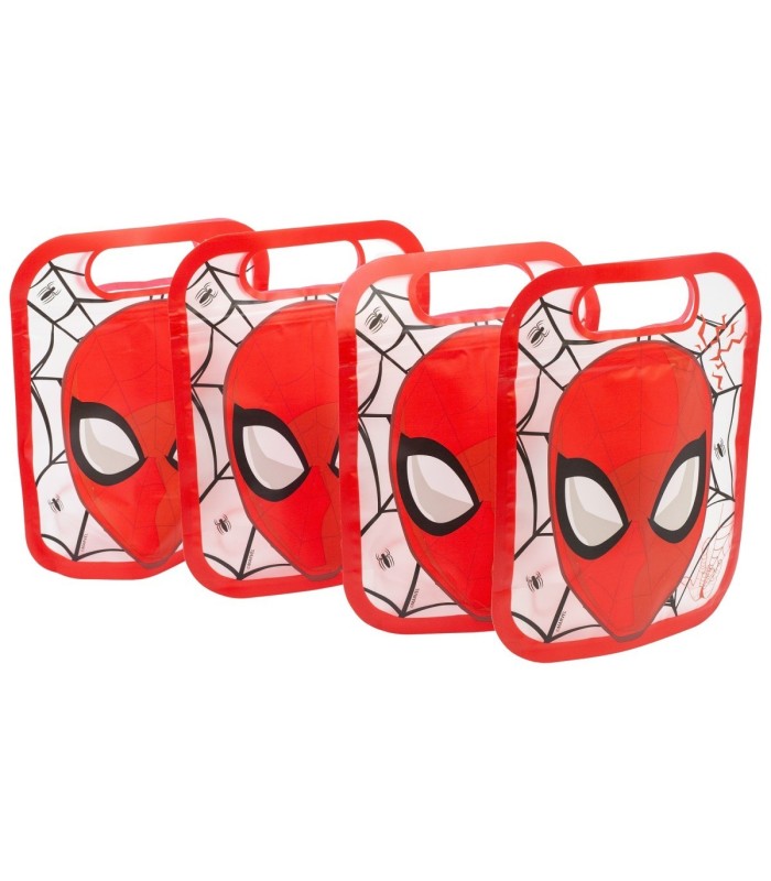 Conjunto 4 Sacos com Fecho Zip Spider-Man Moving Target