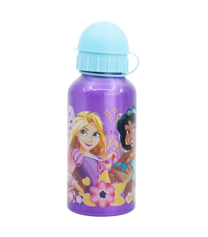 Botelha de Alumínio Pequena 400 ml Princesas Disney