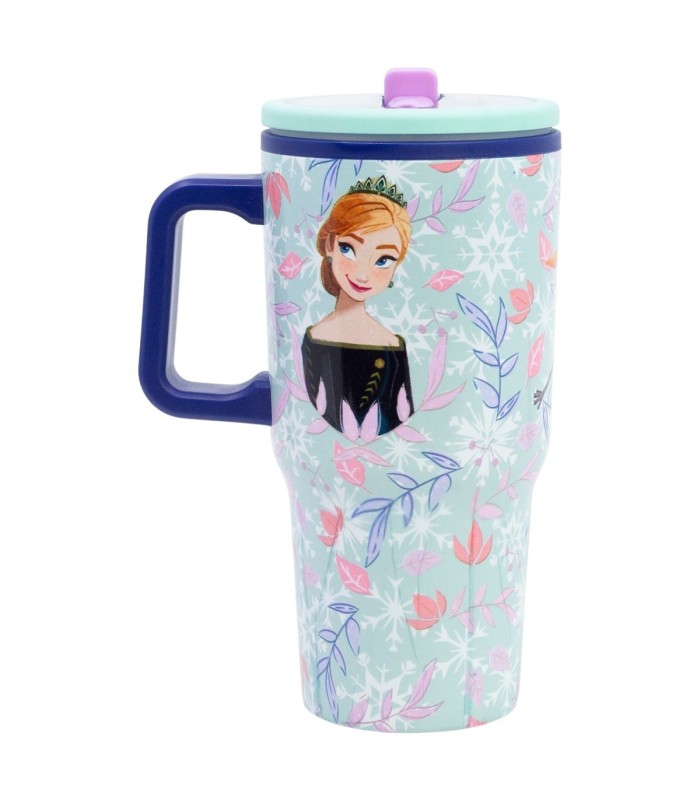 Caneca Cool Easy de Dupla Parede com Bico 640 ml Frozen
