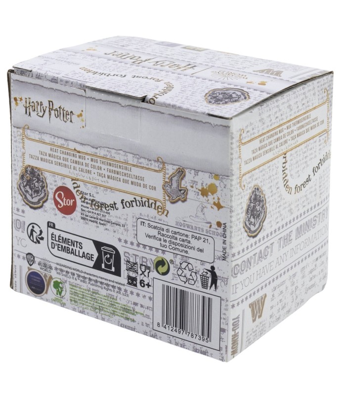 Caneca Cerâmica 325 ml Mudança de Cor Harry Potter
