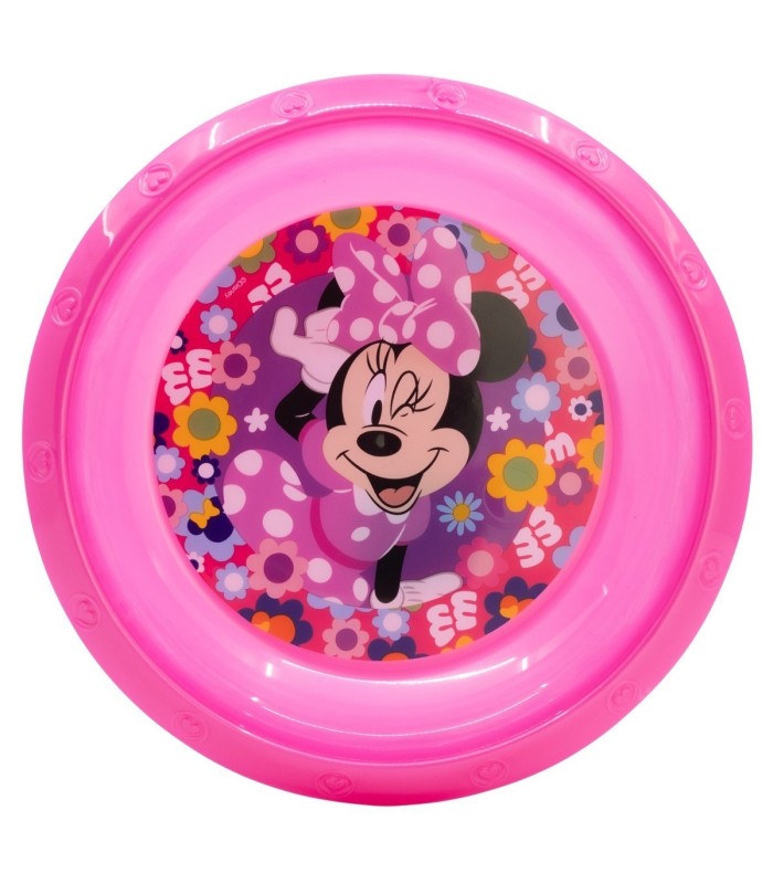 Bowl Reutilizável Minnie Mouse Flores Bold