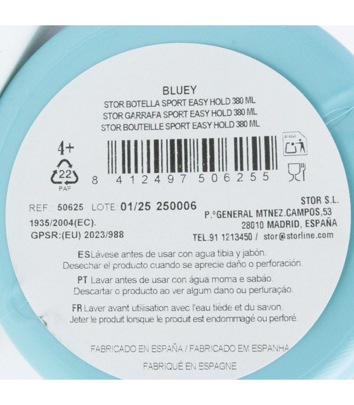 Garrafa Sport Easy Hold 380 ml Bluey