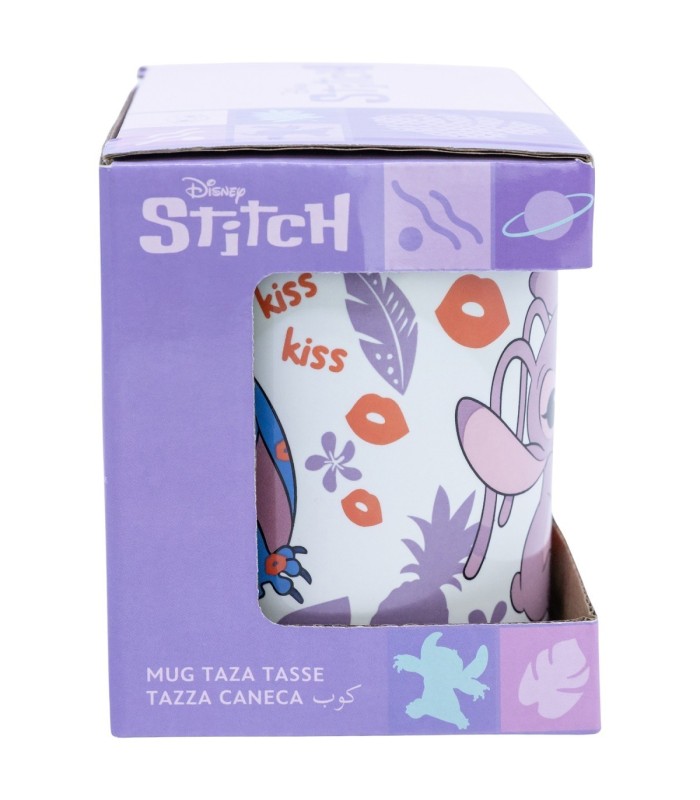Caneca Cerâmica 325 ml em Caixa de Presente Stitch