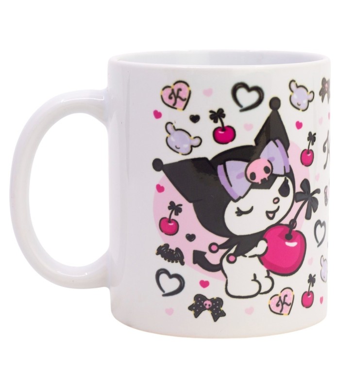 Caneca Cerâmica Kuromi 325 ml