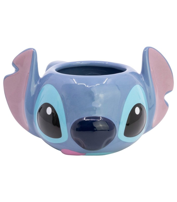 Caneca Cerâmica 3D 375 ML Stitch em Caixa de Presente