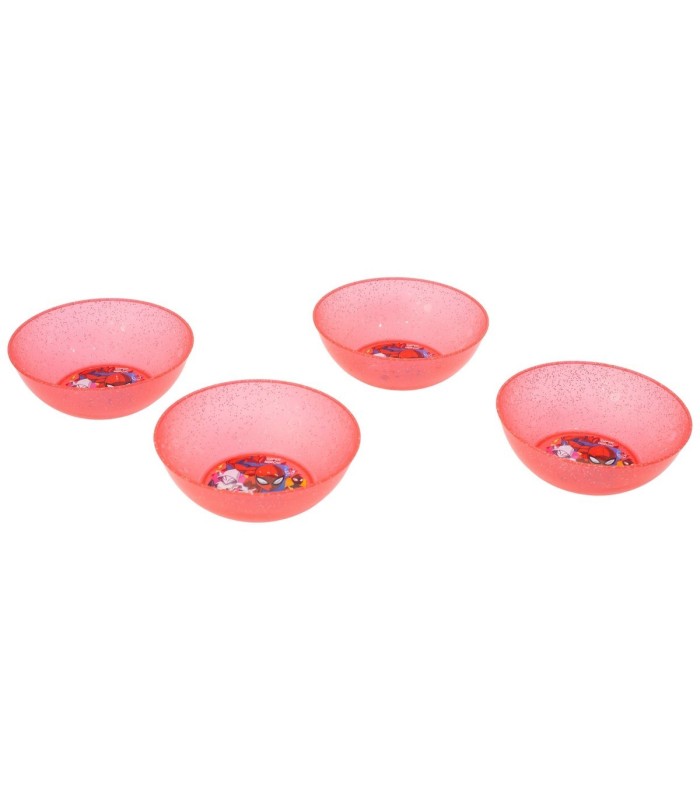 Conjunto 4 PCS Taças PP Spider-Man