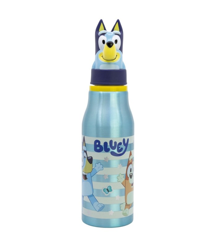 Garrafão de Alumínio Bluey 690 ML com Figura 3D