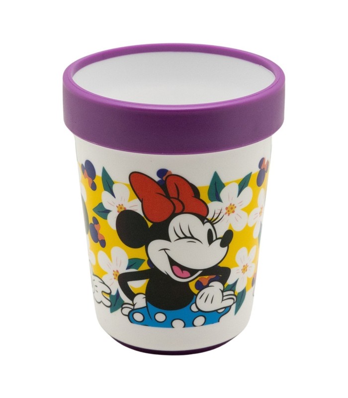 Copo Antideslizante Premium Bicolor 260 ml Minnie Mouse