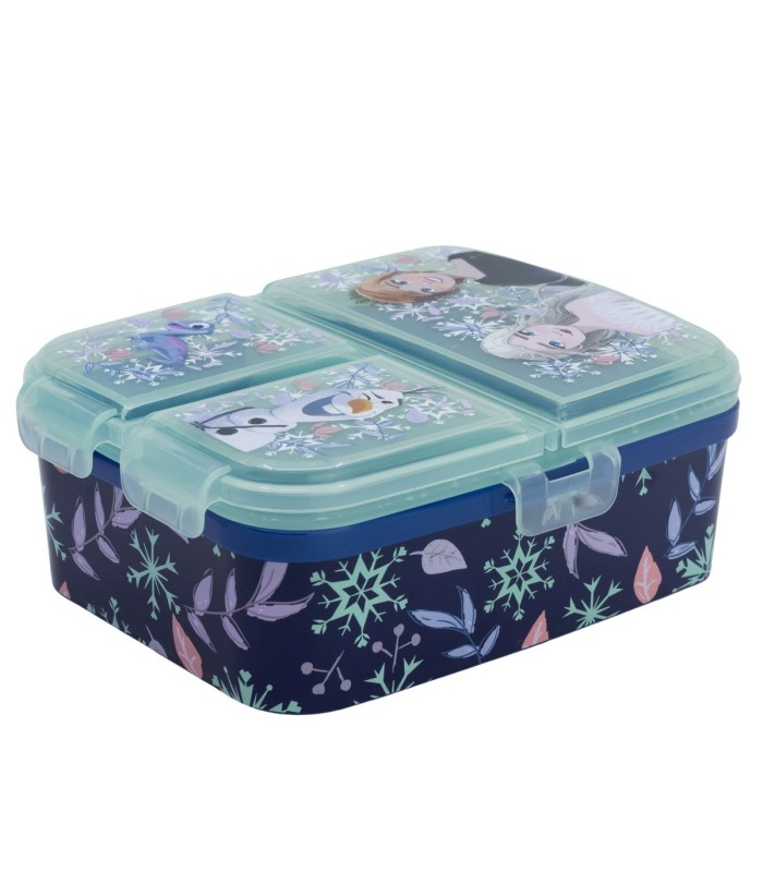 Fiambrera Múltipla XL Frozen - Contém 4 Compartimentos