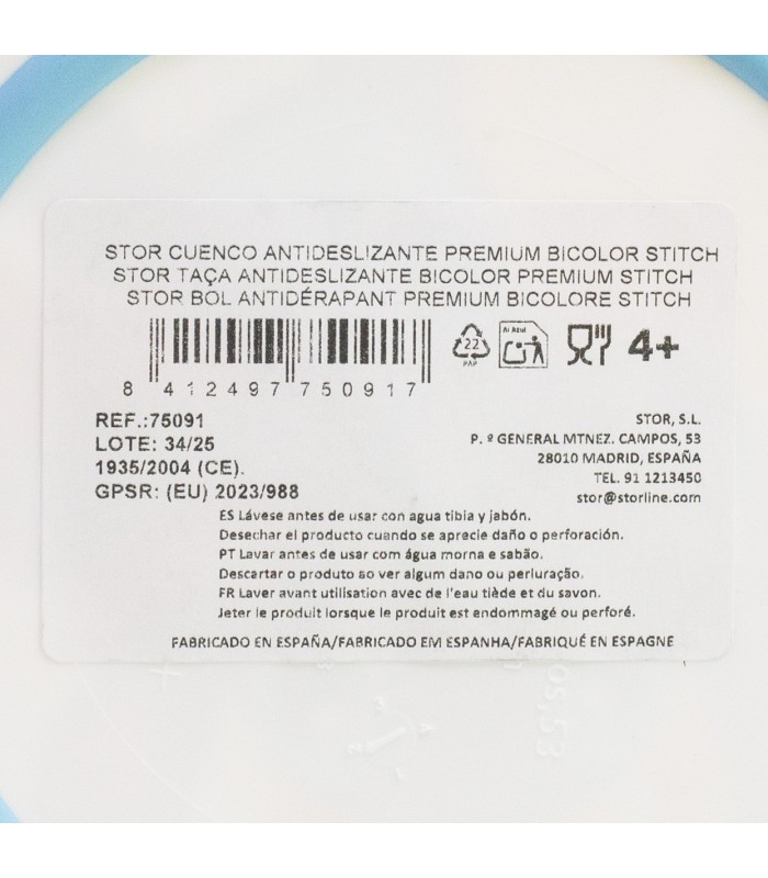 TAÇA ANTIDESLIZANTE PREMIUM BICOLOR STITCH