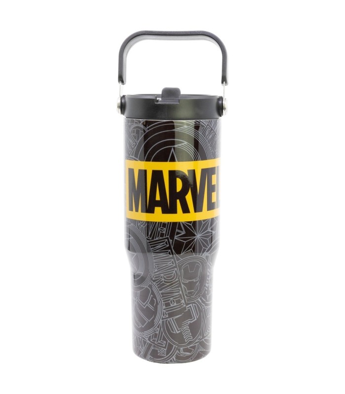 Caneca Térmica Inox 860 ml Marvel Golden Treasure