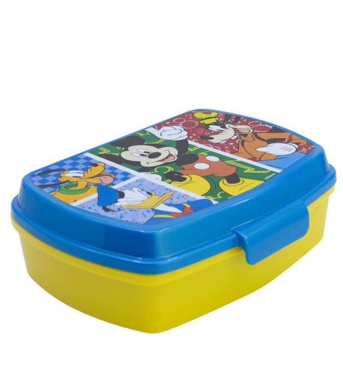 Mickey Mouse - Fiambrera Retangular Mickey Divertido