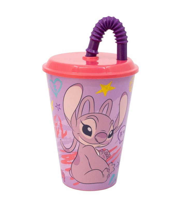 Copo Caña Easy 430 ml Angel - Stitch