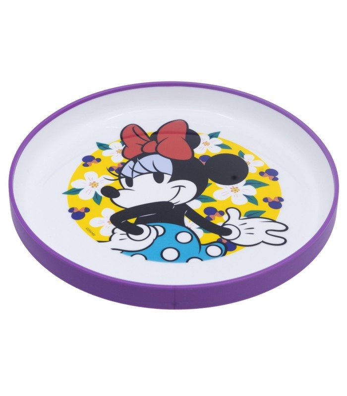 Prato Antideslizante Premium Bicolor Minnie Sunshine