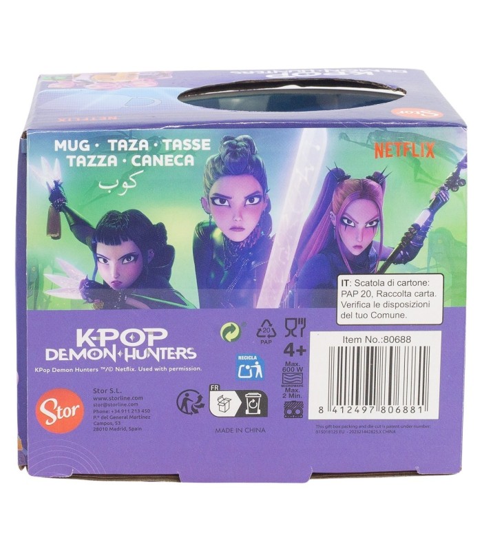 Caneca Cerâmica Elite 380 ml KPOP Demon Hunters