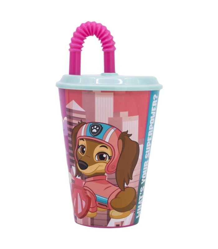 Copo Reutilizável Paw Patrol Girl Superpoderes 430 ml