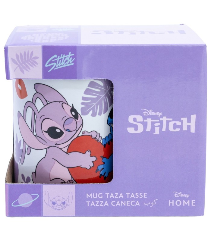 Caneca Cerâmica 325 ml em Caixa de Presente Stitch