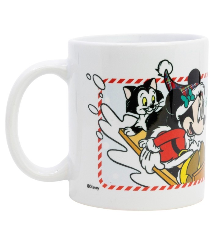 Caneca Cerâmica Minnie Natal 325 ml em Caixa