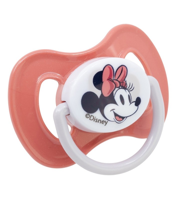 SET 2 CHUPETAS TETINA REVERSÍVEL SILICONE +6M MINNIE MOUSE