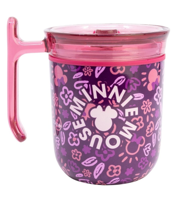 Caneca Harmony Dupla Parede com Tampa 470 ml Minnie Mouse