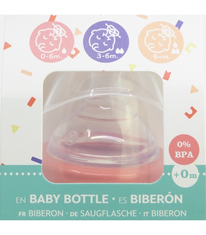Biberão Minnie Mouse 360 ml com Tetina de Silicone e Asas