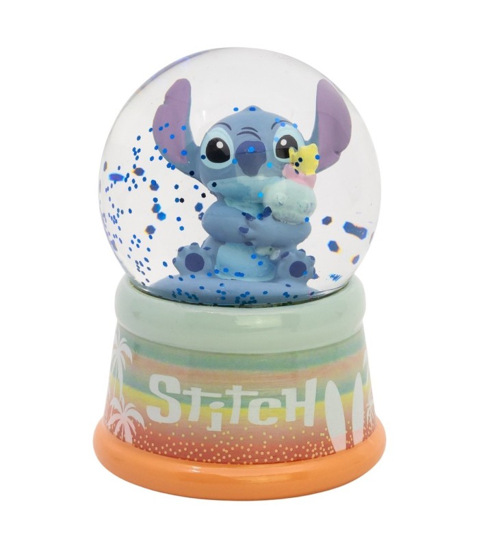 GLOBO DE NEVE STITCH EM CAIXA DE PRESENTE