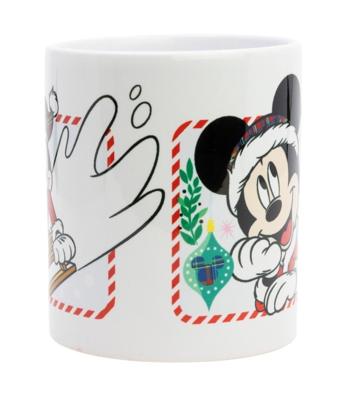 Caneca Cerâmica Mickey Natal 325 ml em Caixa