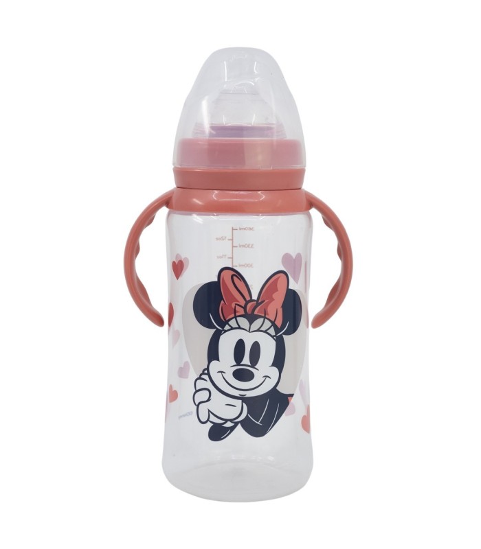 Biberão Minnie Mouse 360 ml com Tetina de Silicone e Asas