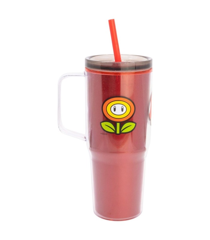 Caneca Cool Basic Dupla Parede 860 ml Super Mario