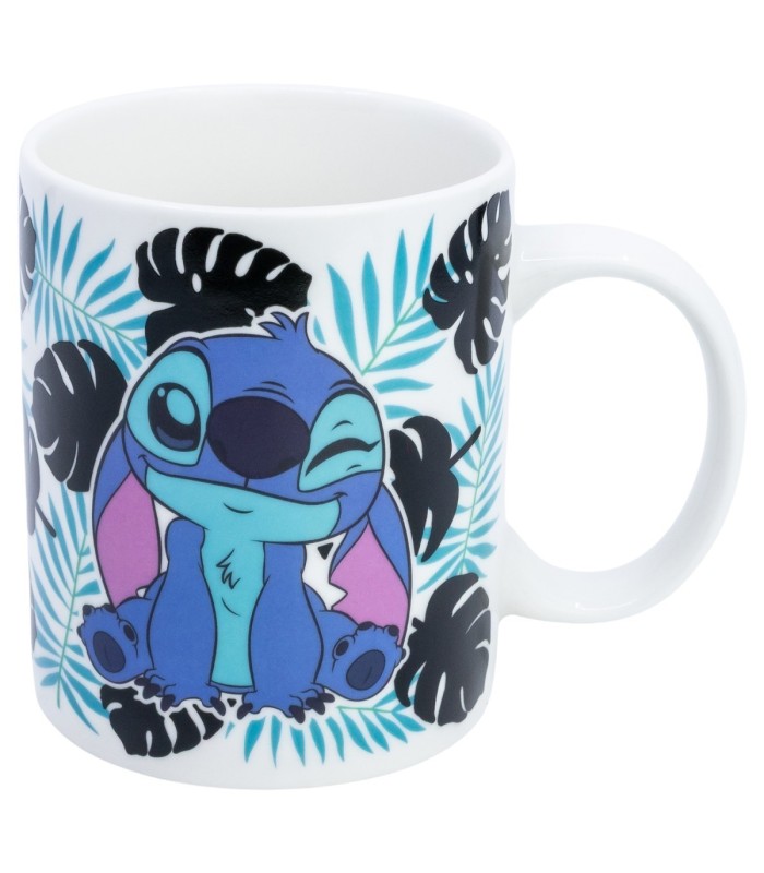 Caneca Cerâmica 325 ml Mudança de Cor Stitch Aloha