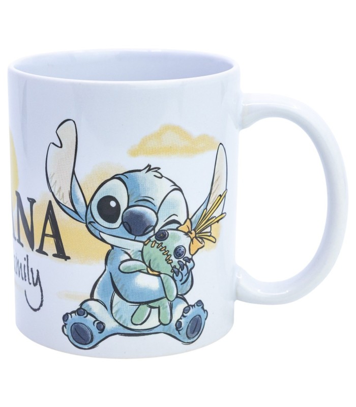 Caneca Cerâmica 325 ml em Caixa de Presente Stitch & Angel