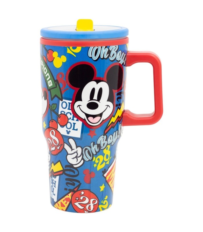 Caneca Cool Easy de Dupla Parede com Bico 640 ML Mickey Mouse