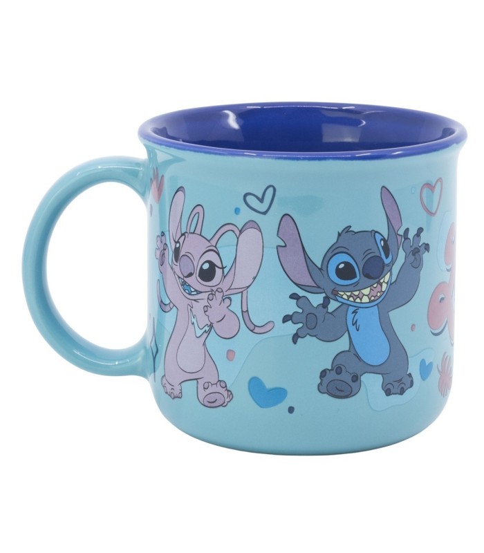 Caneca de Cerâmica Stitch 355 ml em Caixa de Presente