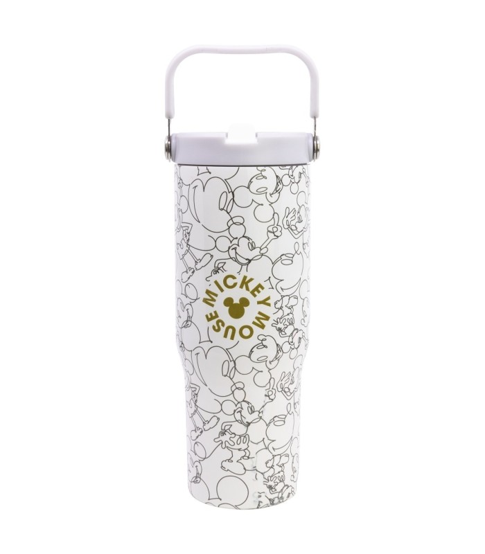 Copo Térmico Inox com Asa 860 ml Mickey Mouse