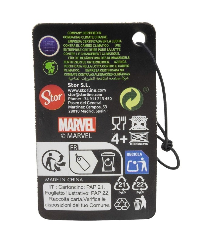 GARRAFA ALUMÍNIO TREND 740 ML MARVEL TESOURO DOURADO