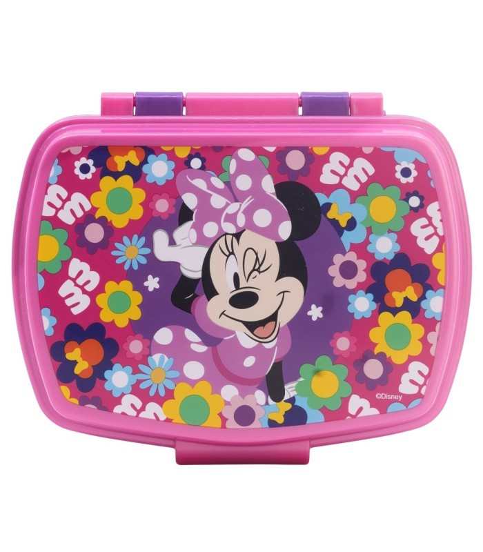 Minnie Bold Florals – Fiambrera Retangular Infantil