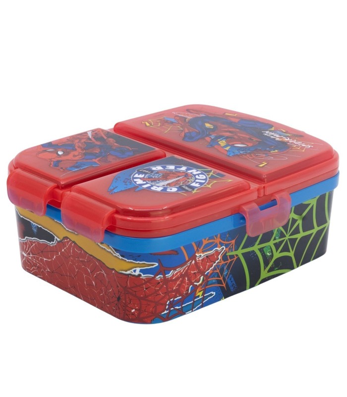 Fiambrera Múltipla XL Spider-Man com 4 Compartimentos