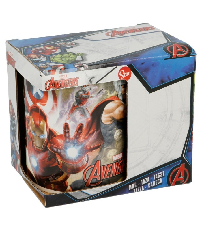Caneca Cerâmica 325 ml Avengers em Caixa de Presente
