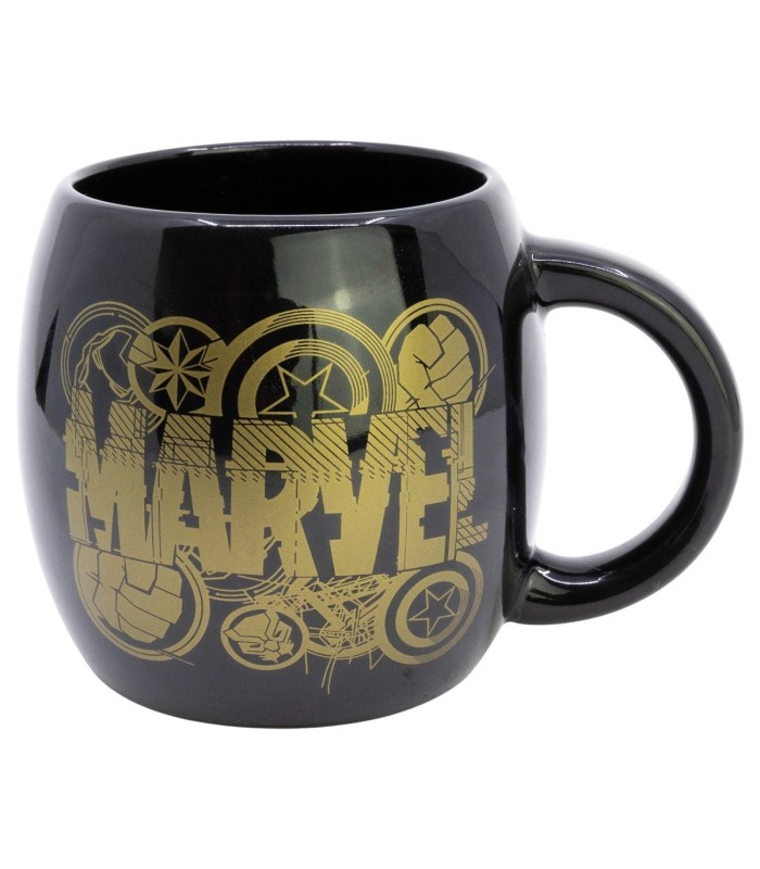 Caneca Cerâmica Globe 380 ml Marvel Golden Treasure