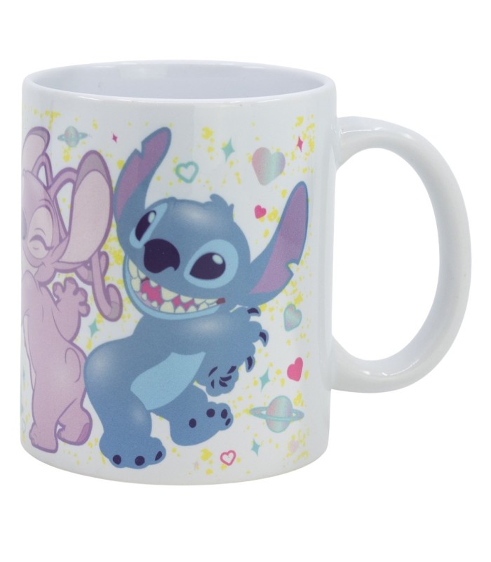 Caneca Cerâmica Stitch 325 ml em Caixa