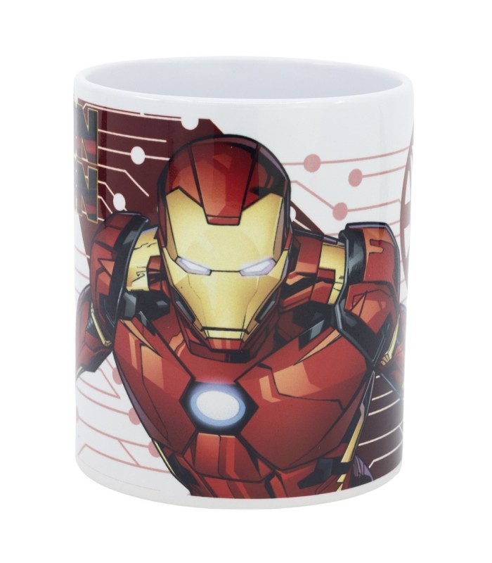 Caneca Cerâmica 325 ml Avengers Ironman em Caixa