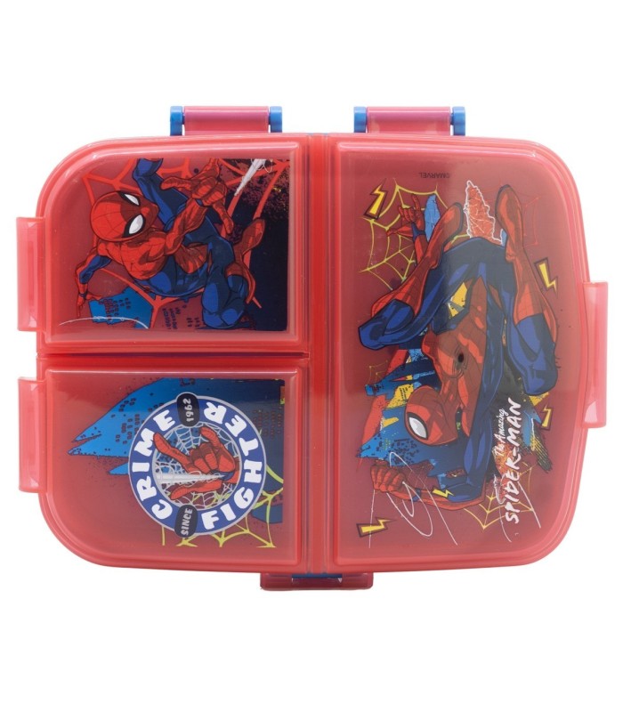 Fiambrera Múltipla XL Spider-Man com 4 Compartimentos