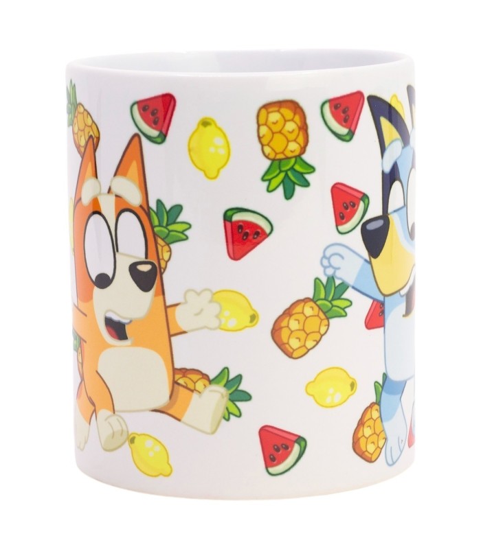 Caneca Cerâmica Bluey Tutti Frutti 325 ml