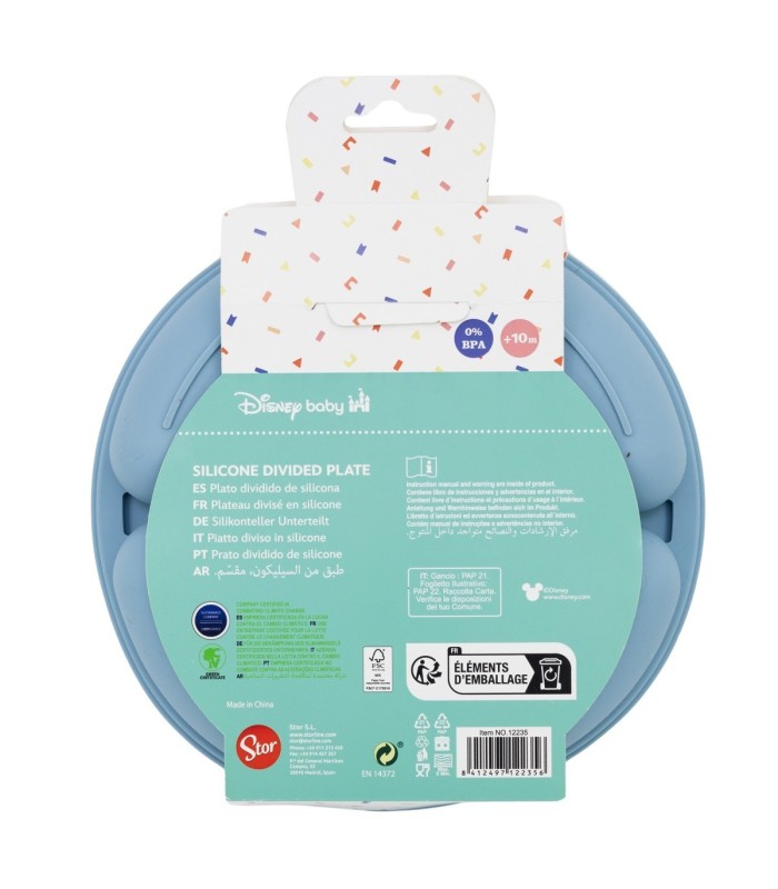 Prato Dividido de Silicone Mickey Mouse – Disney Baby