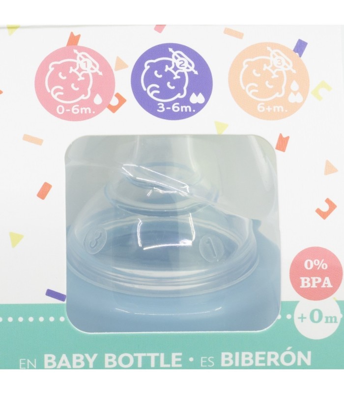 Biberão Mickey Mouse 360 ml com Tetina de Silicone e Asas