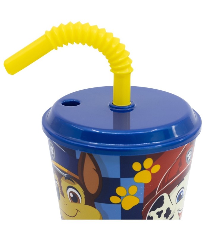 Copo Canudo Easy 430 ml Patrulha Canina